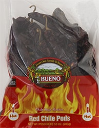 A package of New Mexico Red Chile Pods