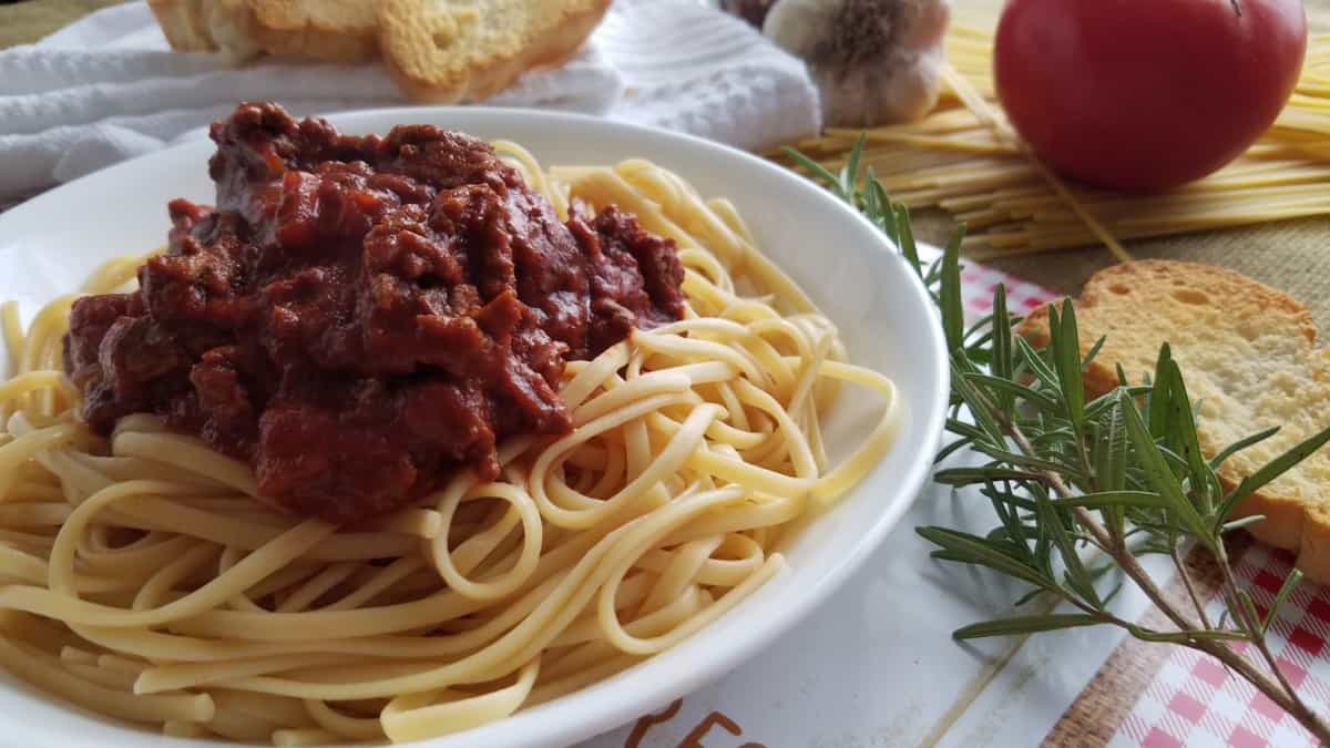 Red Chile Linguini - New Mexican Style