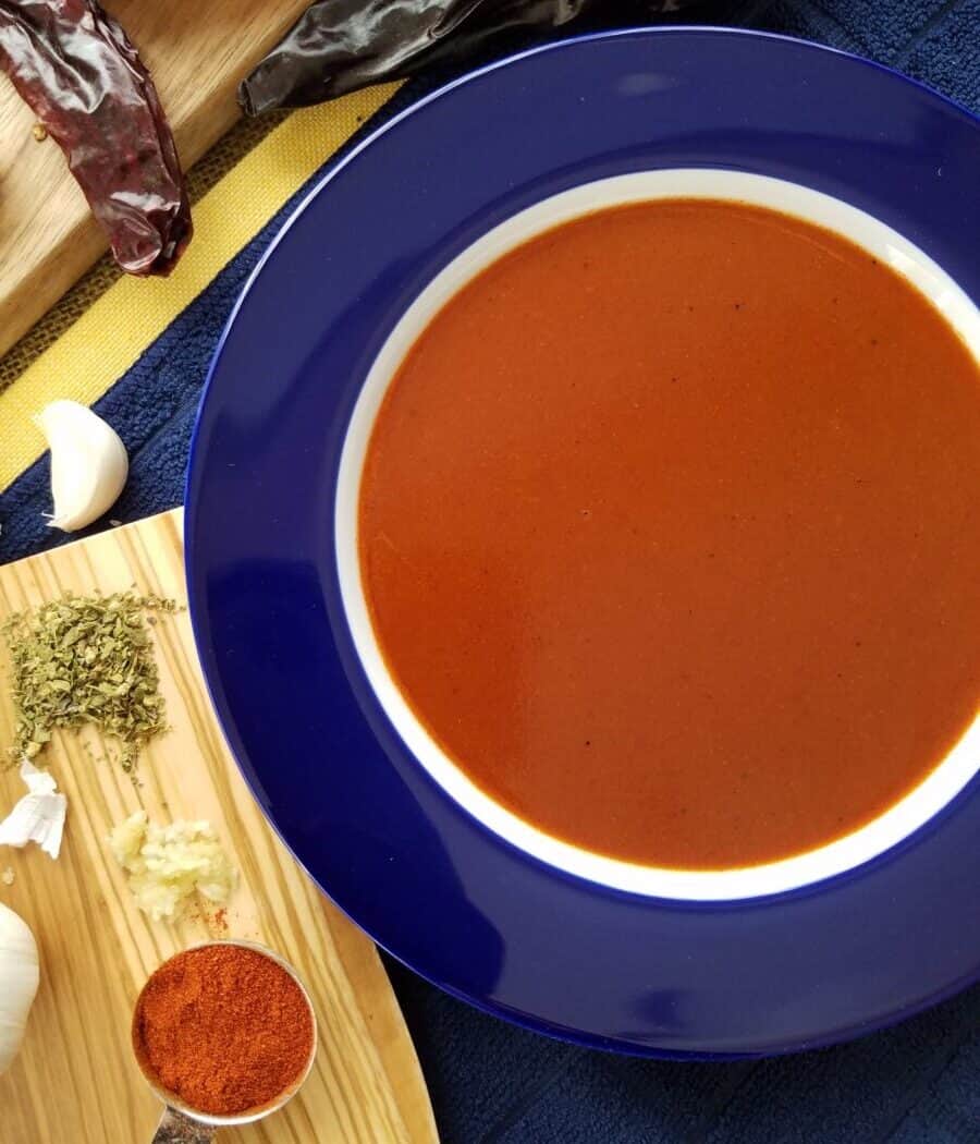 Basic Red Chile Sauce with Roux Bueno Foods
