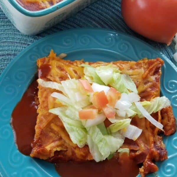 Stacked Enchilada Casserole Recipe Bueno Foods