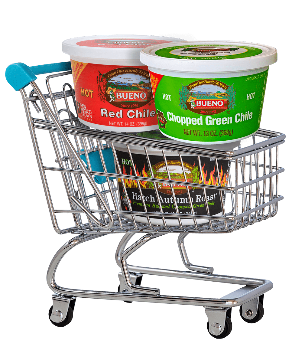 shopping cart with salsa