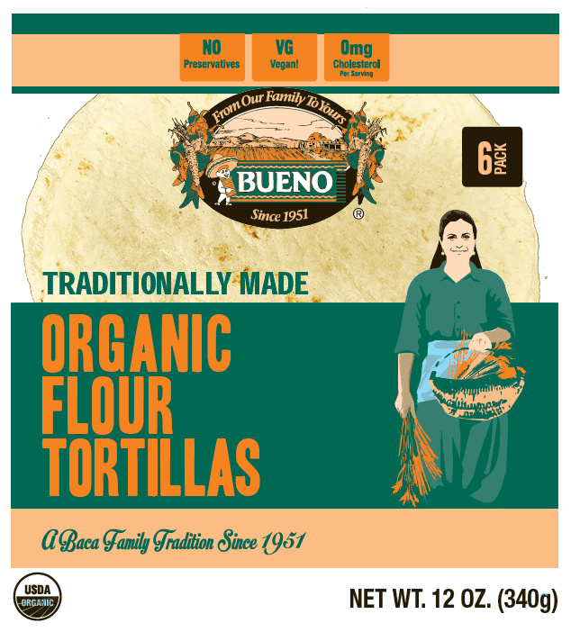 Organic Non GMO Wheat Tortillas